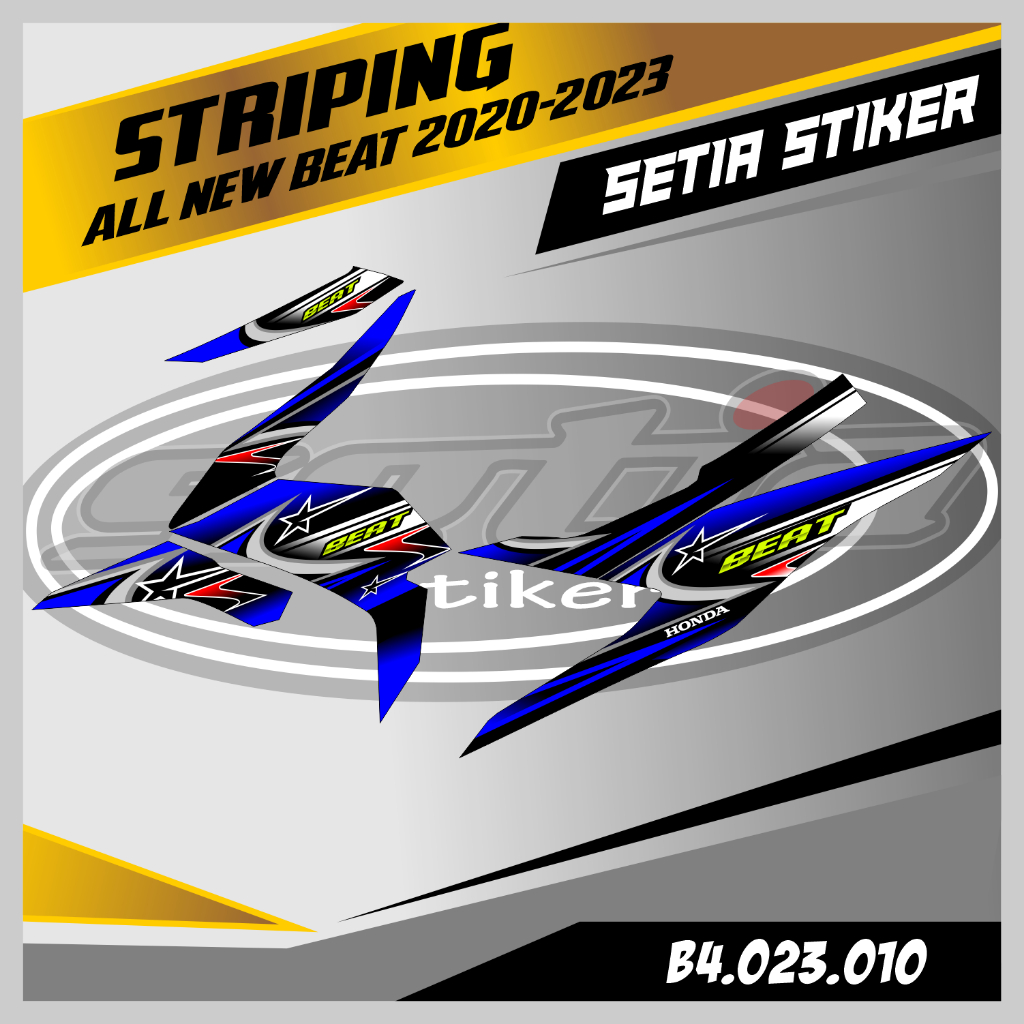 Jual STRIPING ALL NEW BEAT DELUXE FI, CBS, ISS, BEAT STREET NEW, 2020 ...