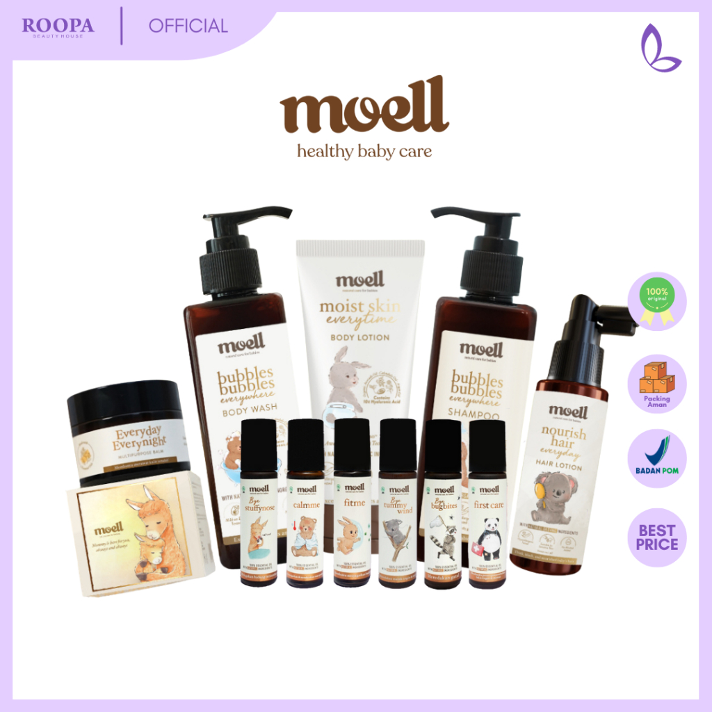 Jual MOELL All Variant | Moell Body Lotion | Moell Hair Lotion | Moell ...