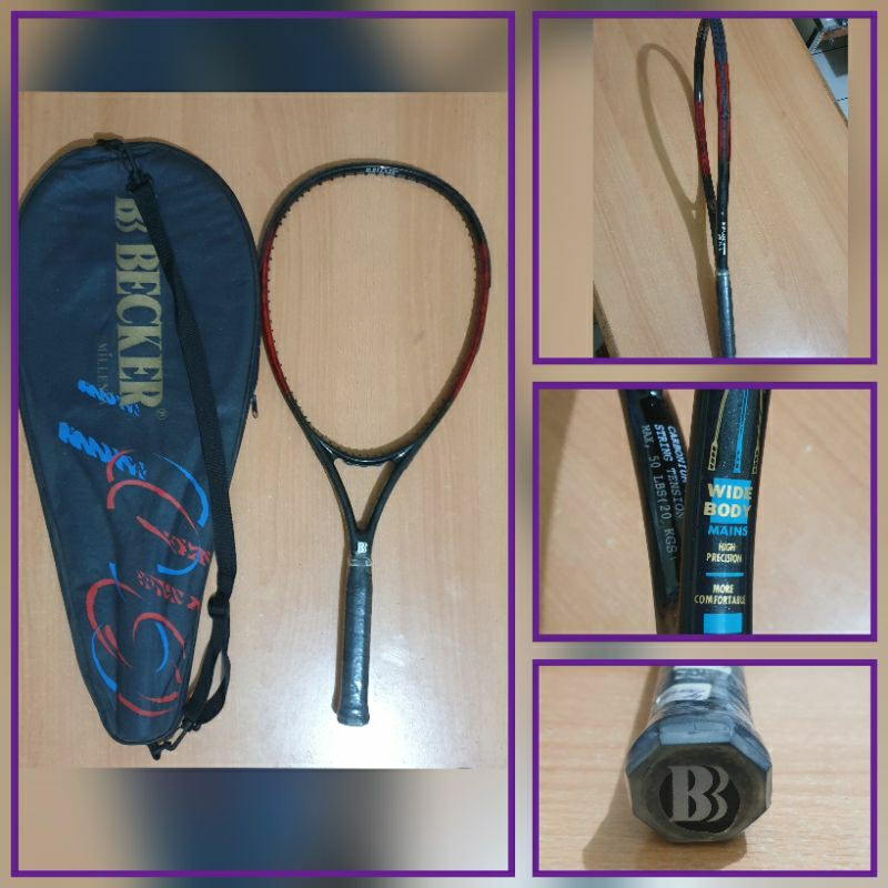 Jual RAKET TENIS BORIS BECKER MILENIA. ORIGINAL. CUCI GUDANG | Shopee ...