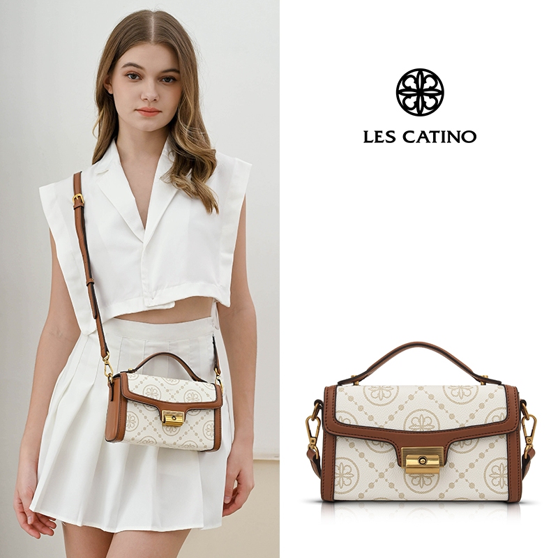 Jual Tas Wanita Les Catino Eden Round Flap Th Monogram | Shopee Indonesia