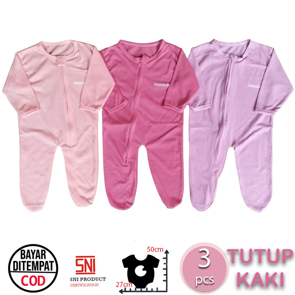 Jual ummababyshop pcs Sleepsuit Bayi Baru Lahir Tutup Kaki