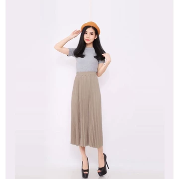 Rok Plisket Rok Wanita 7 8 Bahan Premium Mrs4