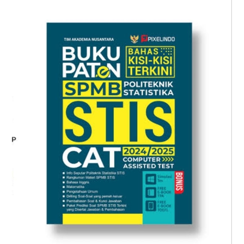 Jual Buku STIS 2024 : Buku Paten SPMB STIS CAT 2024-2025 - Original ...