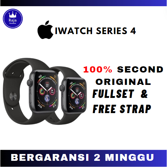 Jual iWatch Series 4 40 44MM ORIGINAL Second FULLSET 100 Apple Watch Second ORIGINAL Mulus Like NEW Shopee Indonesia