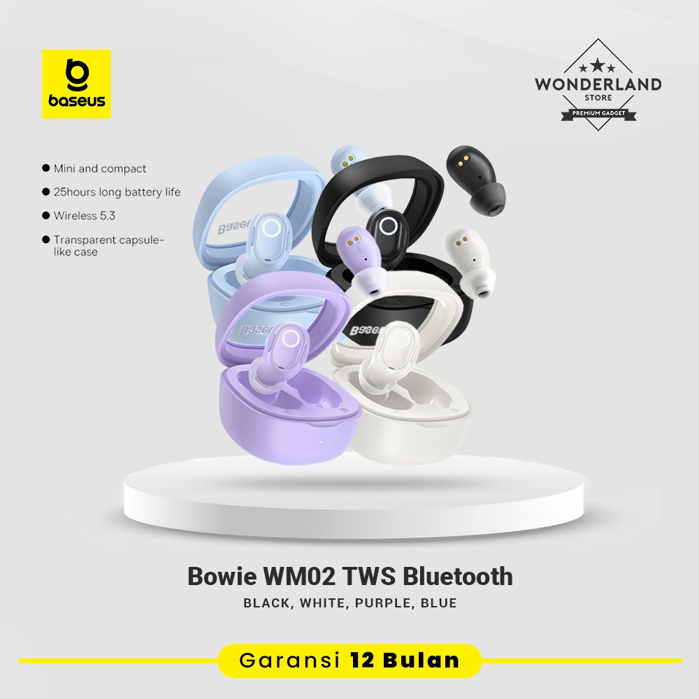 Jual Baseus TWS Bowie WM02 Earphone / Headset Earbuds Bluetooth ...