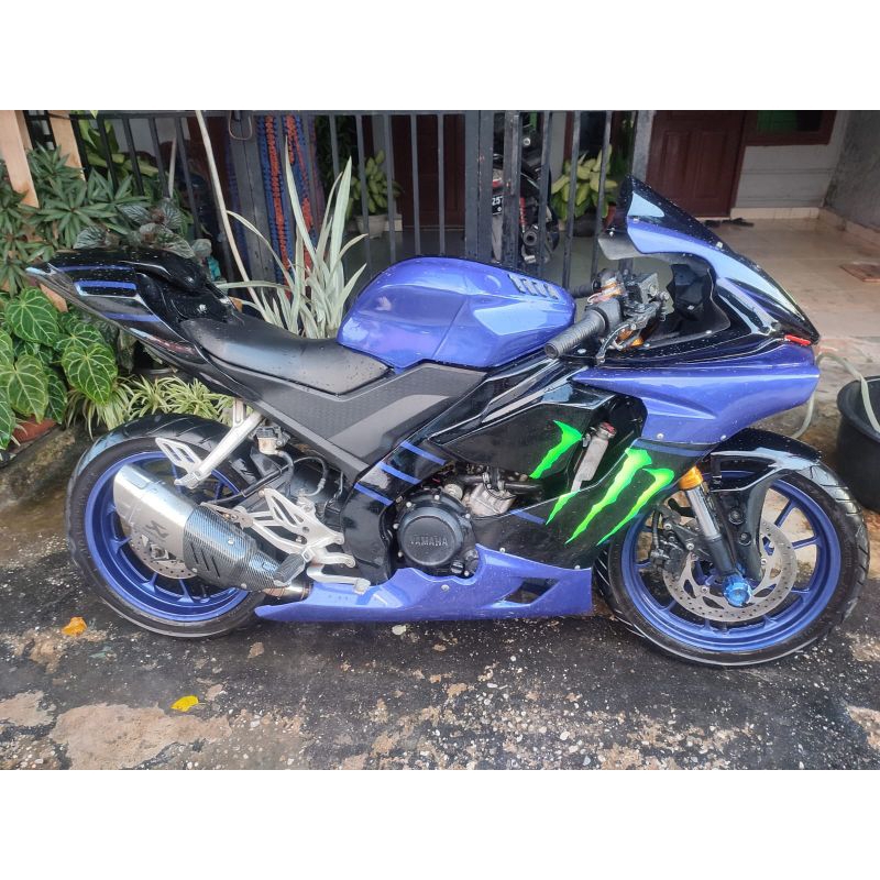 Jual full body fairing model r1m pnp ke r15v3 | Shopee Indonesia