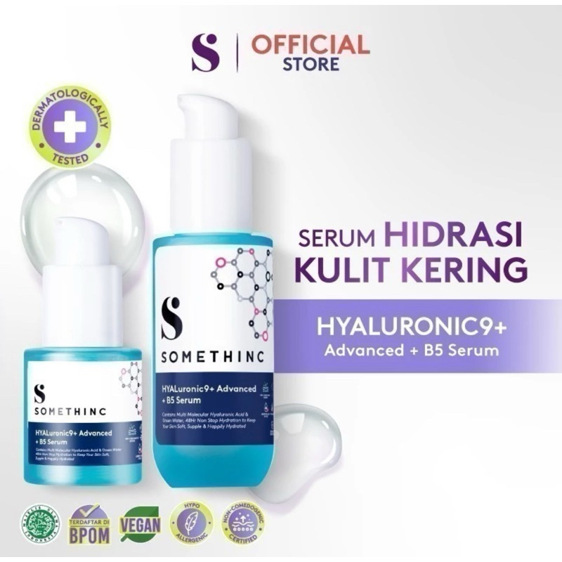 Jual SOMETHINC HYALURONIC9 + ADVANCED + B5 SERUM 20 ML NON STOP