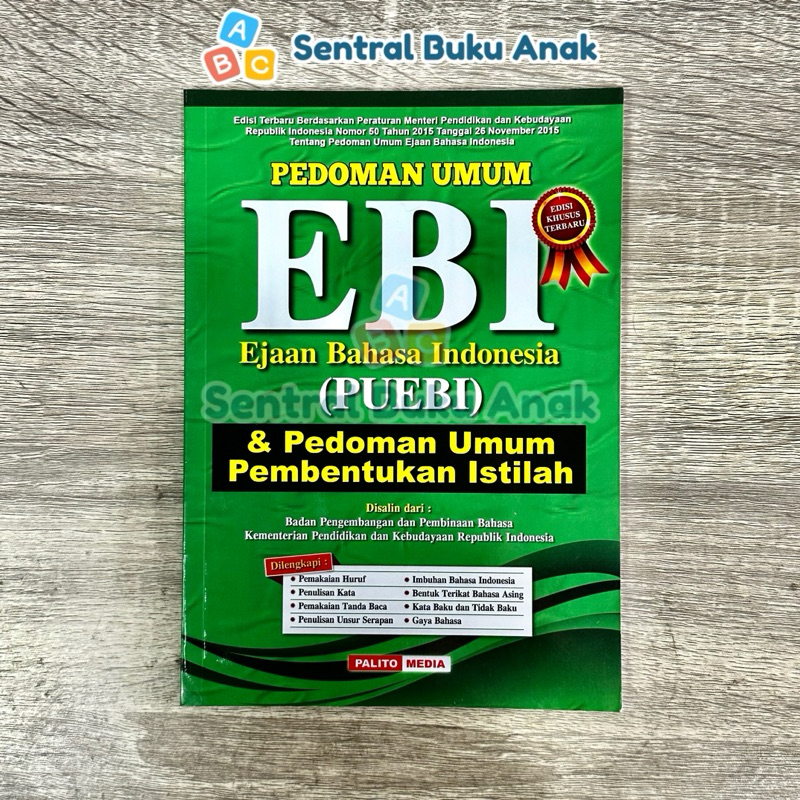 Jual BUKU PEDOMAN UMUM EBI - EJAAN BAHASA INDONESIA EDISI LENGKAP ...