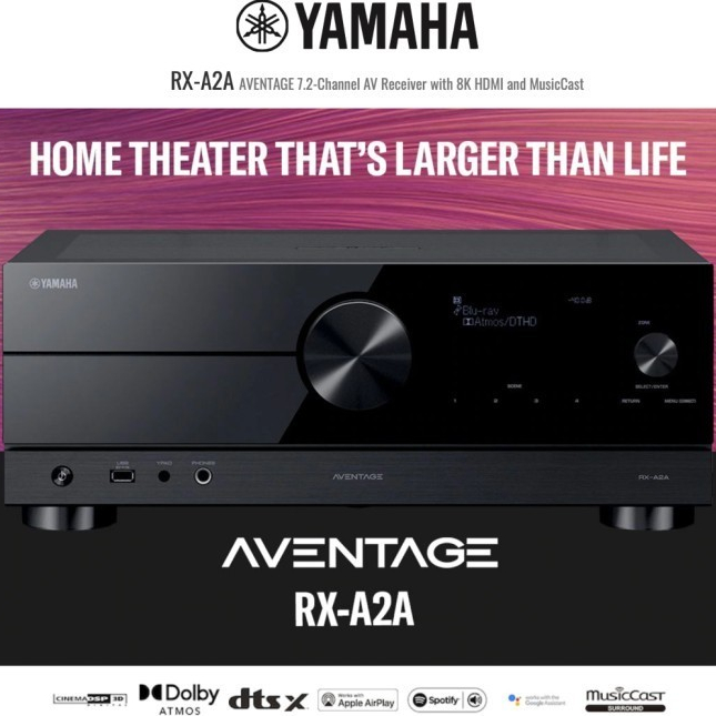 Jual Yamaha Aventage RXA2A RX-A2A RXA 2A Dolby Atmos Ampli home theatre ...