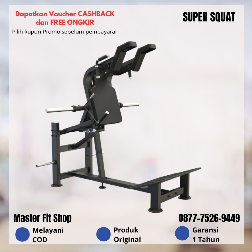 Jual Alat Fitness Latihan Otot Kaki Super Squat Komersial Gym Shopee