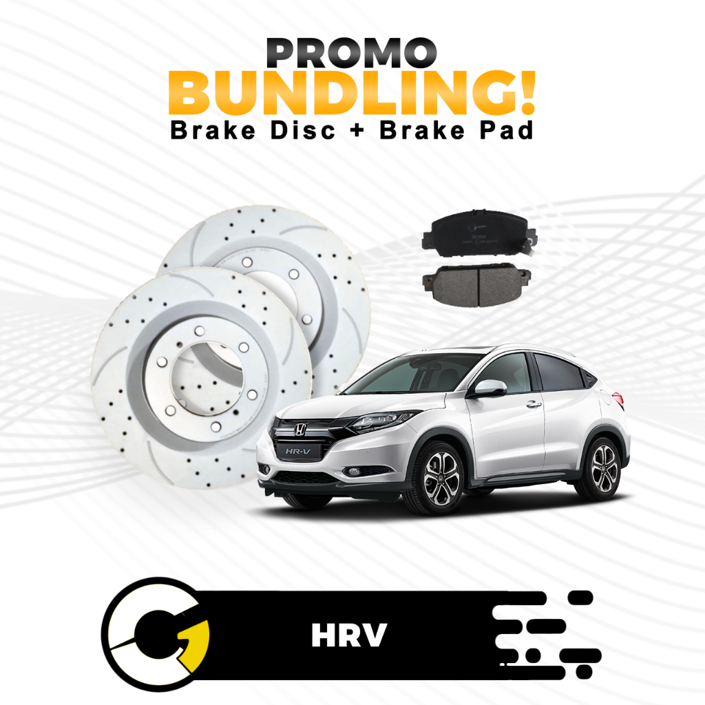 Jual BRAKE DISC ROTOR SLOT DRILL HRV DAN KAMPAS REM BUNDLING GAIA HARGA ...