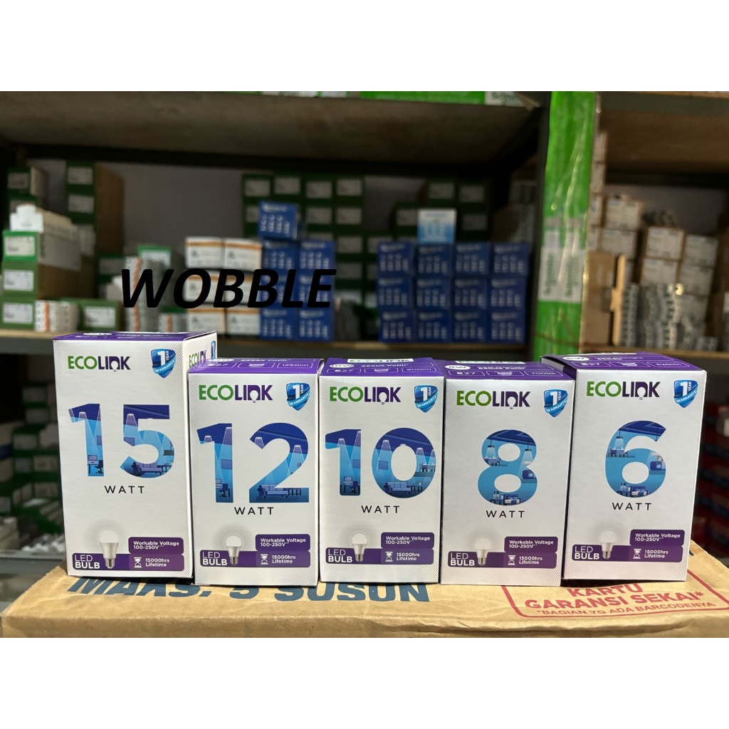 Jual LAMPU ECOLINK LED BULB BOHLAM LED ECOLINK LAMPU LED ECOLINK 15W 15 ...