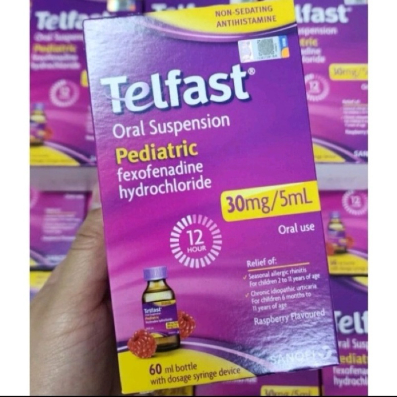 Jual TELFAST SYRUP ORIGINAL MALAYSIA Mengatasi Pilek Anak | Shopee ...