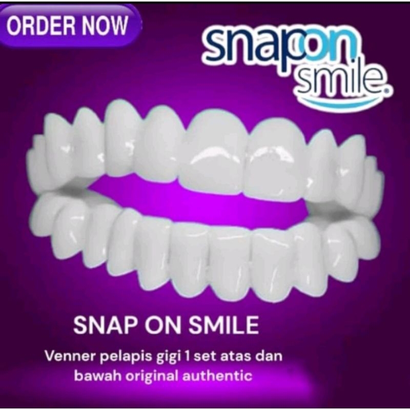 Jual Terlaris Snap On Smile Gigi Palsu Authentic Gigi Palsu Set Veneer Gigi Palsu Shopee