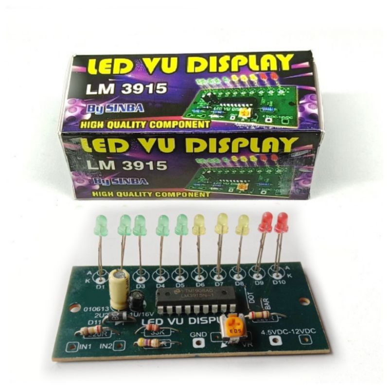 Jual Kit LED VU Display LM 3915 SINBA | Shopee Indonesia