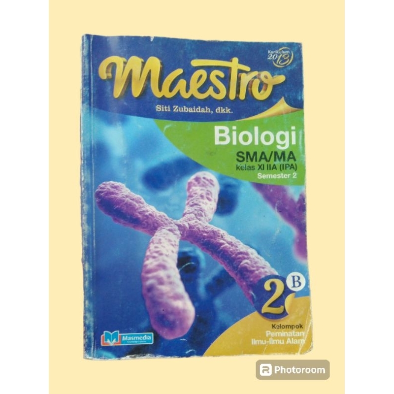 Jual Preloved - Maestro Biologi 2B Kelas 11 Buku Paket Biologi Kelas 11 ...