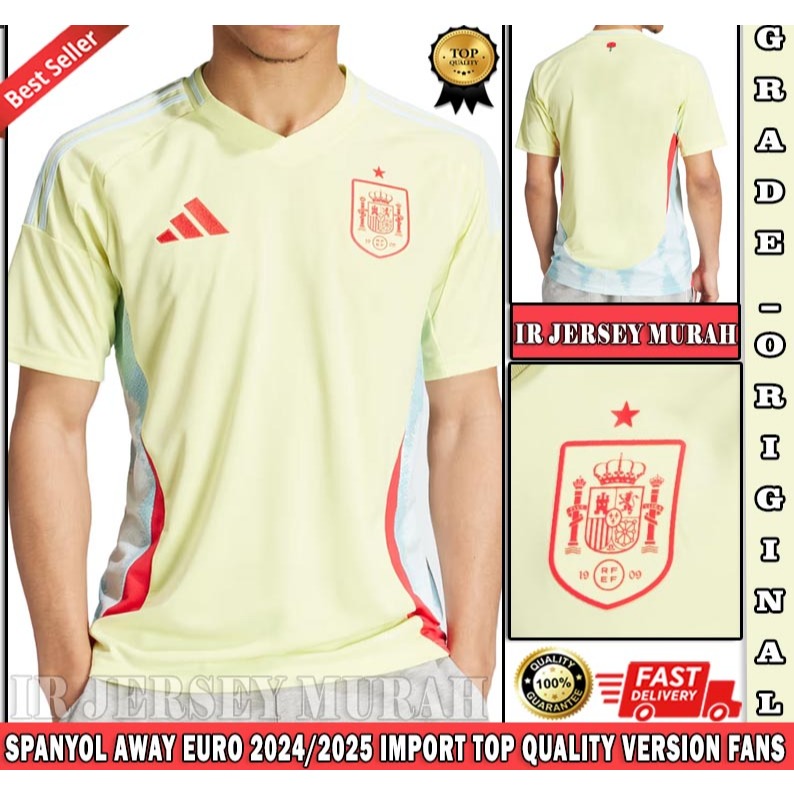 Jual JERSEY SPANYOL AWAY 2024/2025 IMPORT GRADE ORI TOP QUALITY