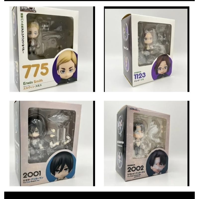 Jual Nendo The Final Season Ver Attack On Titan Mikasa Levi Hange Erwin ...