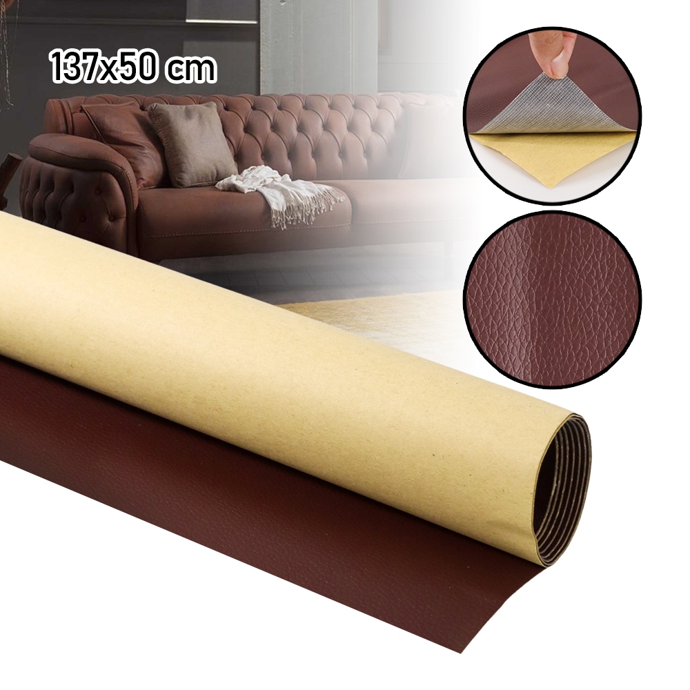 Jual Kulit Sintetis Tambal Sofa Self Adhesive Patches Sticker 137x50cm ...