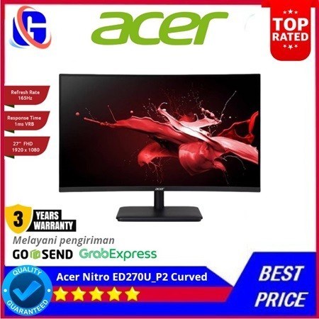 Jual Acer Nitro ED270U_P2 Curved Monitor 27