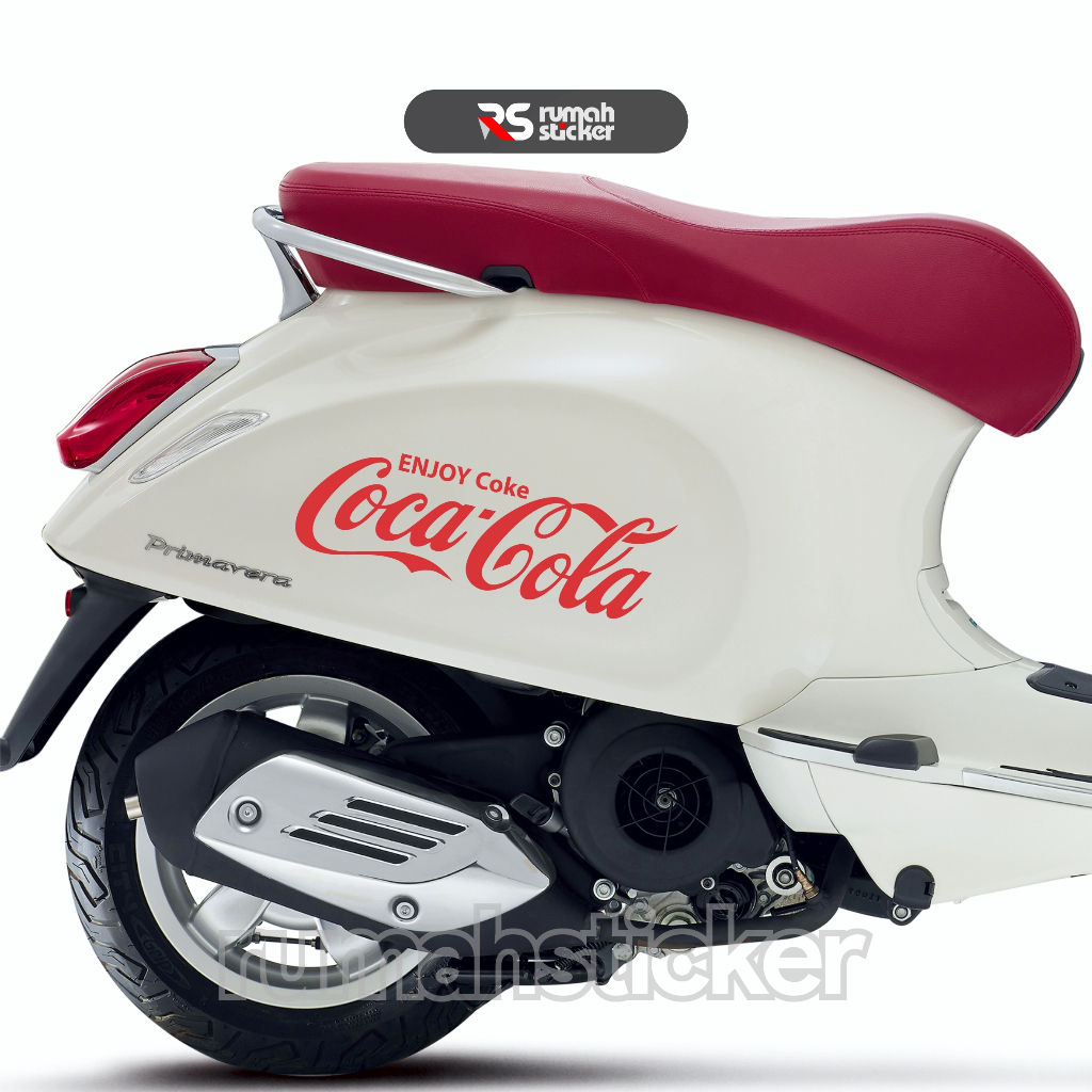 Jual STICKER STIKER CUTTING AKSESORIS MOBIL MOTOR VESPA SCOOPY GENIO ...