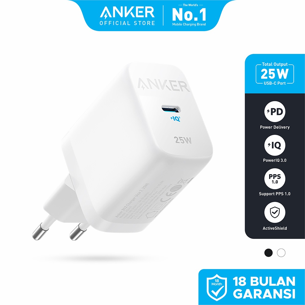Jual Anker Wall Charger for Android and Iphone Fast Charging 25W ...