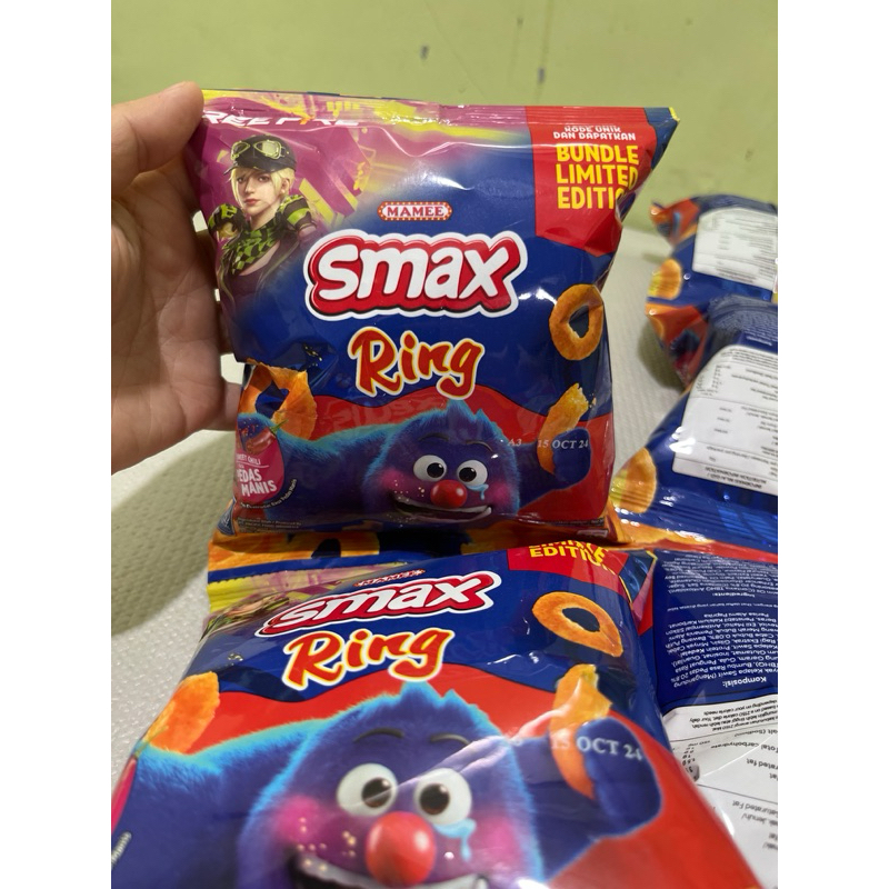 Jual Snack Smax Ring 18gram- 1 Pak Isi 10 Pcs | Shopee Indonesia