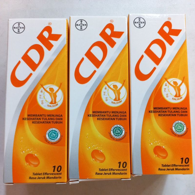 Jual CDR EFFERVESCENT JERUK 10's | Shopee Indonesia