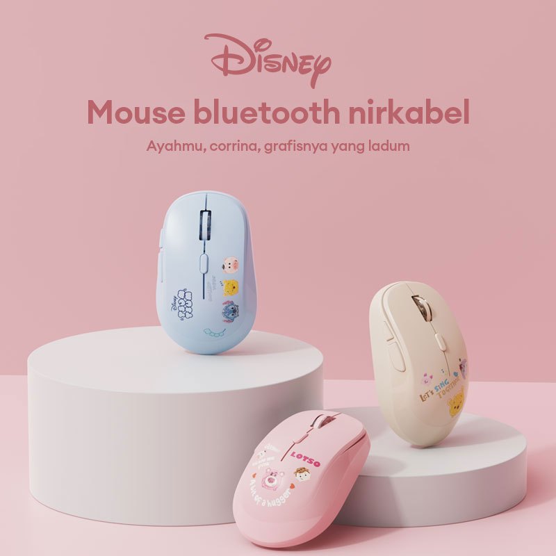 Jual Disney QS-MS01 Mouse Wireless Stable Connection Sweatproof Three ...