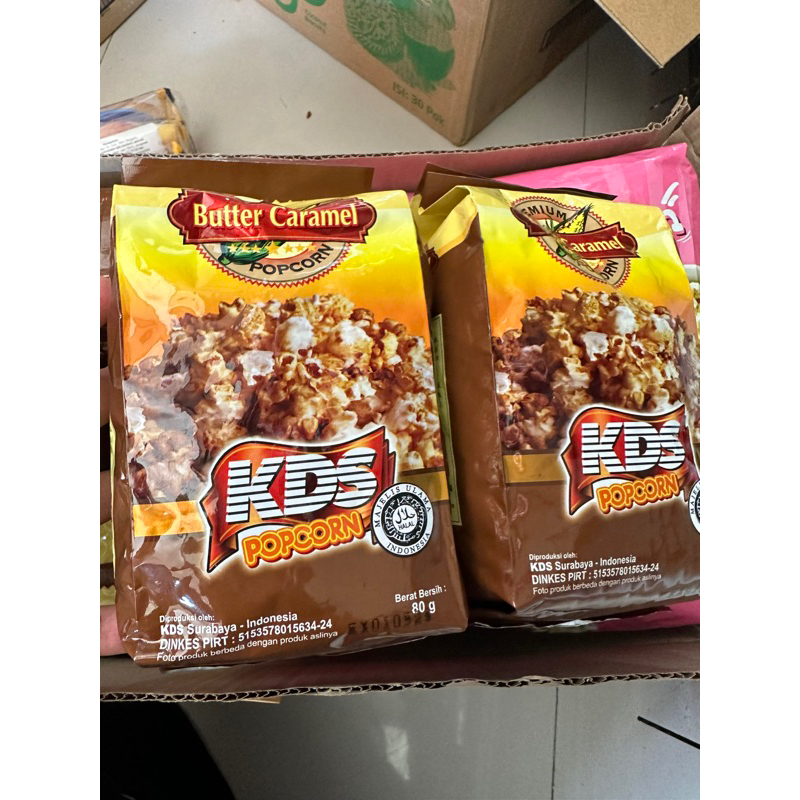 Jual POP CORN rasa butter caramel 80 grm | Shopee Indonesia