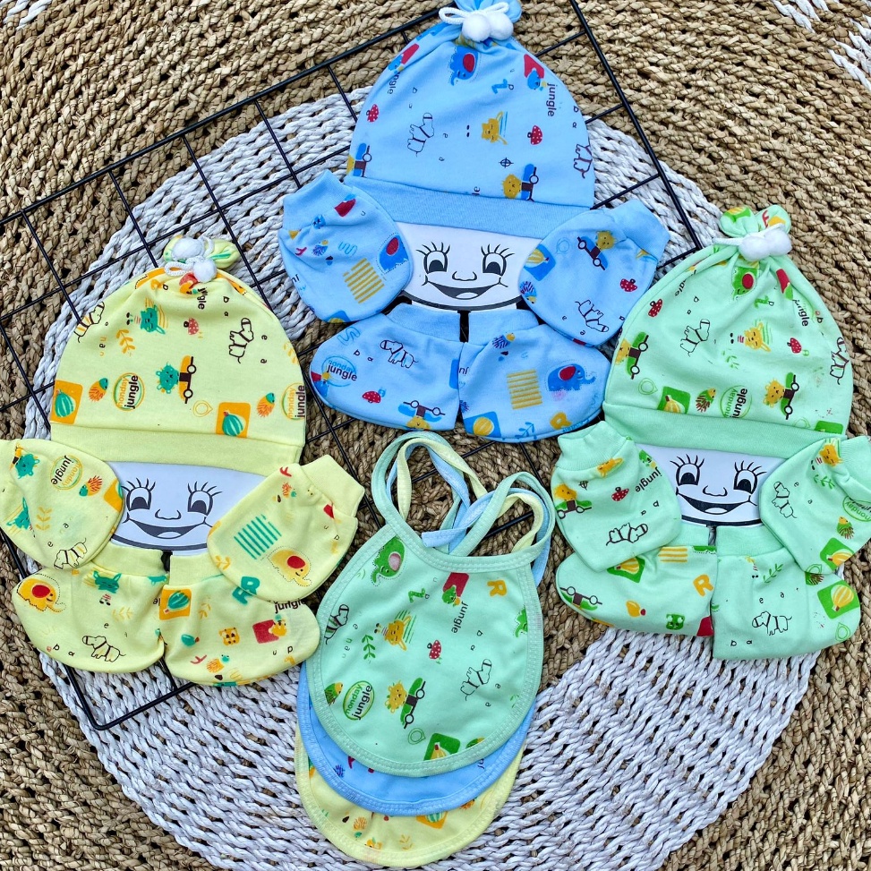 Jual ART P13S 3 Set Kupluk Sartaki Adai Bayi Kupluk Bayi Sarung Tangan ...
