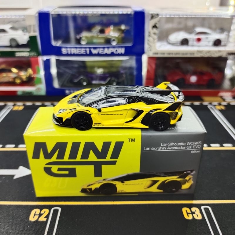 Jual Mini GT LBWK LAMBORGHINI AVENTADOR GT EVO Kuning | Shopee Indonesia