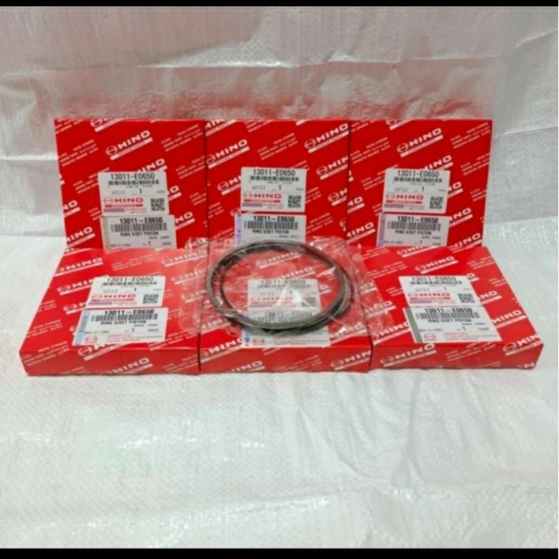 Jual RING SEHER JO8E RING PISTON HINO 500 FM260TI RKZ R260 ASLI 13011 ...