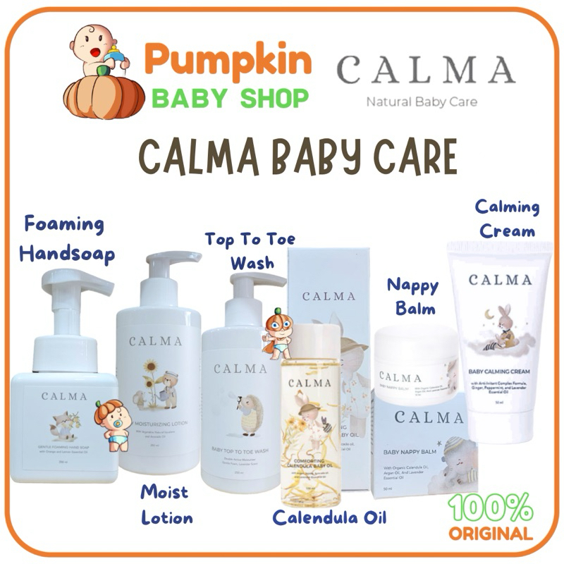Jual CALMA Baby Comforting Calendula Oil Moisturizing Lotion | Shopee ...