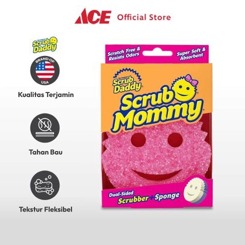 Jual 88 STOK READY Ace Scrub Daddy Mommy Series Spons Pembersih Sponge ...