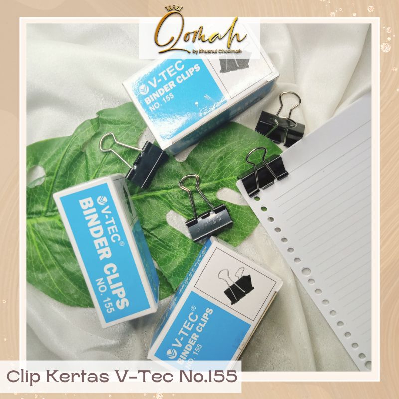 Jual Binder klip v-tech / klip kertas no.155 | Shopee Indonesia