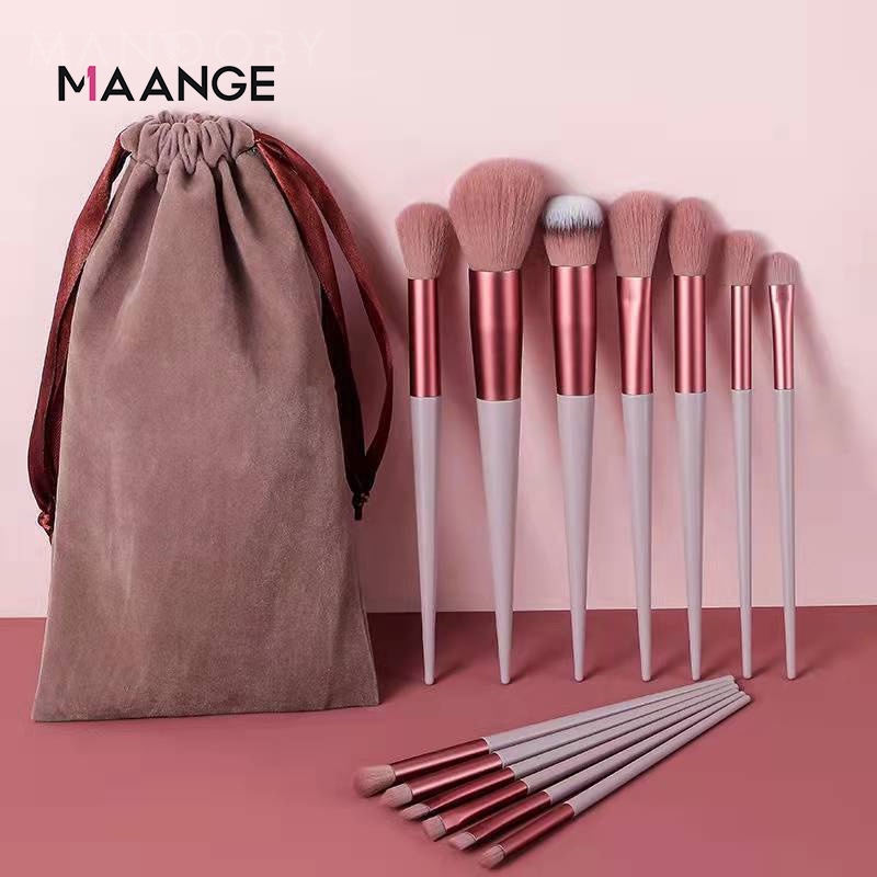 Jual MAANGE 13 Buah Kuas Make Up Set Lembut Powder Eye Shadow Foundation Blusher Brush Lengkap