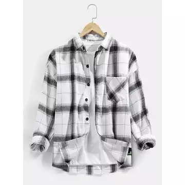GARANSI Kemeja Flanel Pria Dan Wanita Lengan Panjang Premium Motif Kotak Kualitas Distro