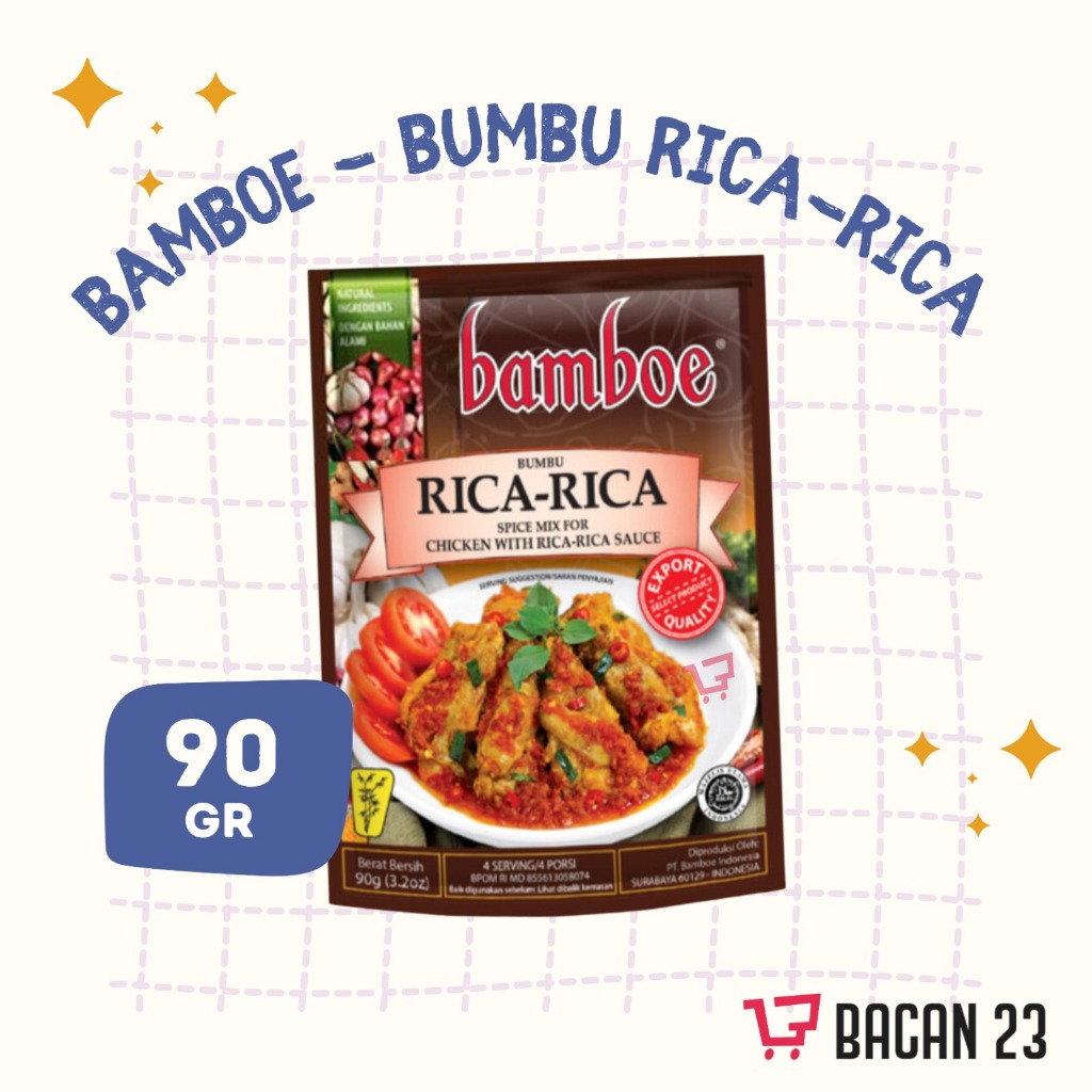 Jual Bamboe Bumbu Instan Rica-Rica (90 Gr) / Bumbu Dapur Instan ...