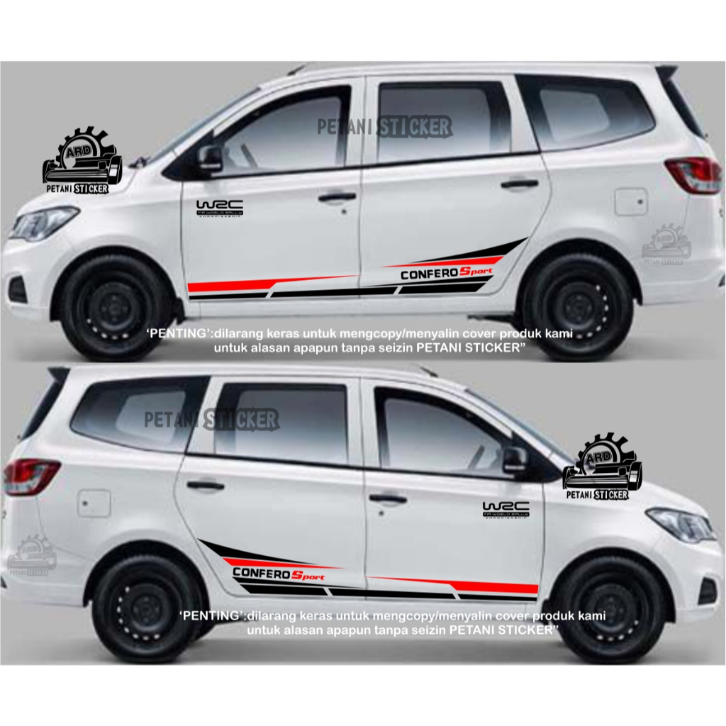 Jual Stiker Body Samping Mobil Wuling Confero Sport Shopee Indonesia