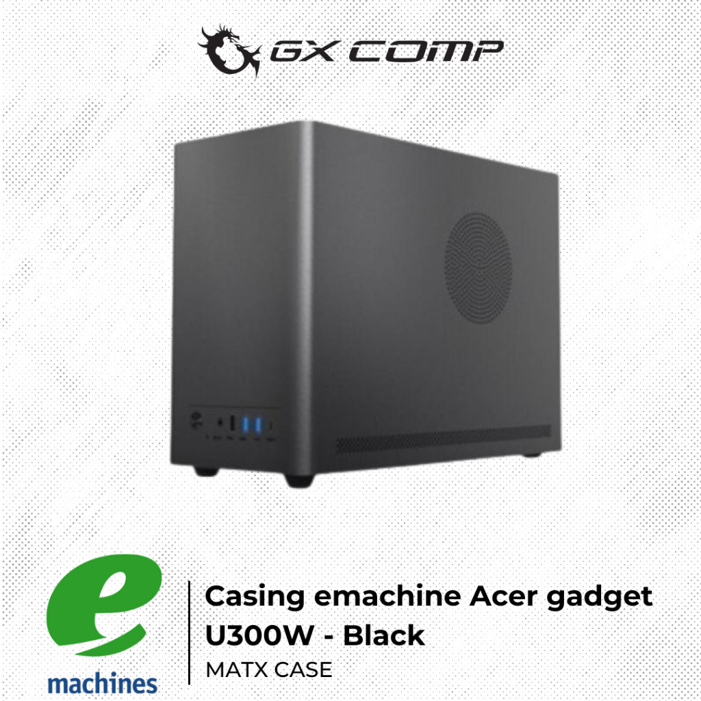 Jual Acer Emachine gadget U300B - Black | Casing PC MATX - Case CPU ...