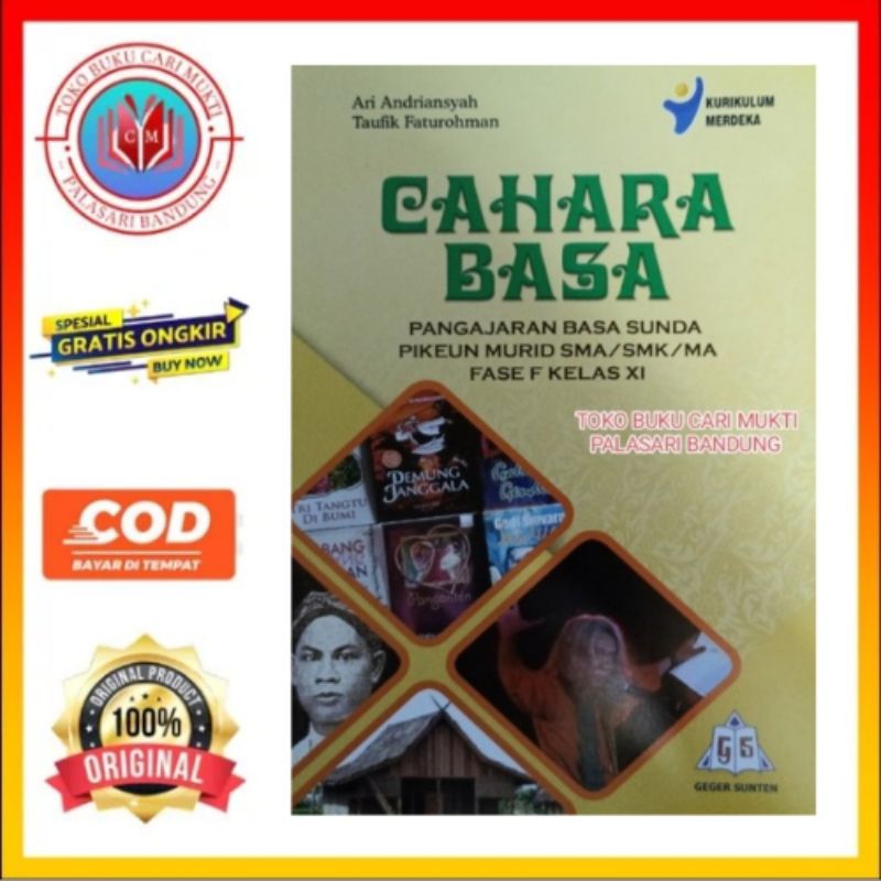Jual Buku Cahara Basa Pangajaran Basa Sunda Pikeun Murid SMA/SMK/MA ...