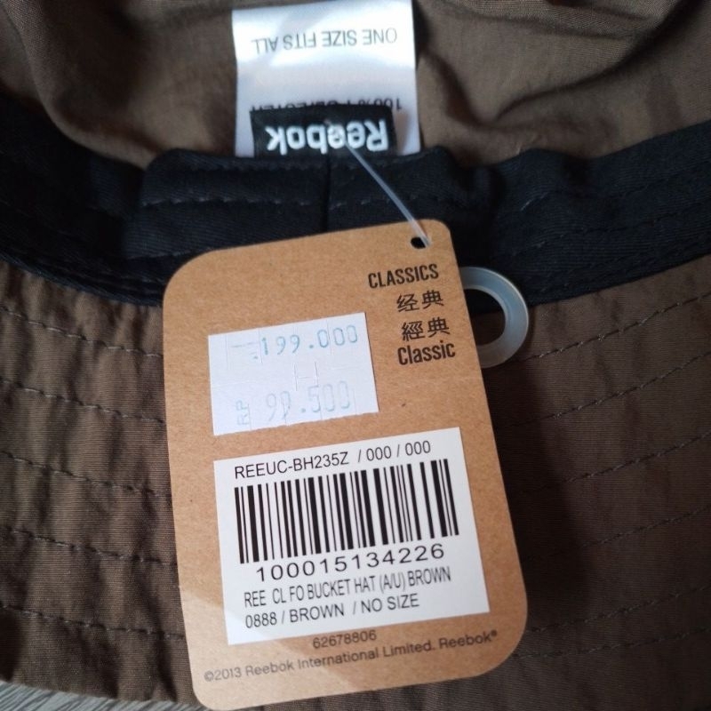 Jual Topi Reebok REE CL FO BUCKET HAT (AU) BROWN | Shopee Indonesia