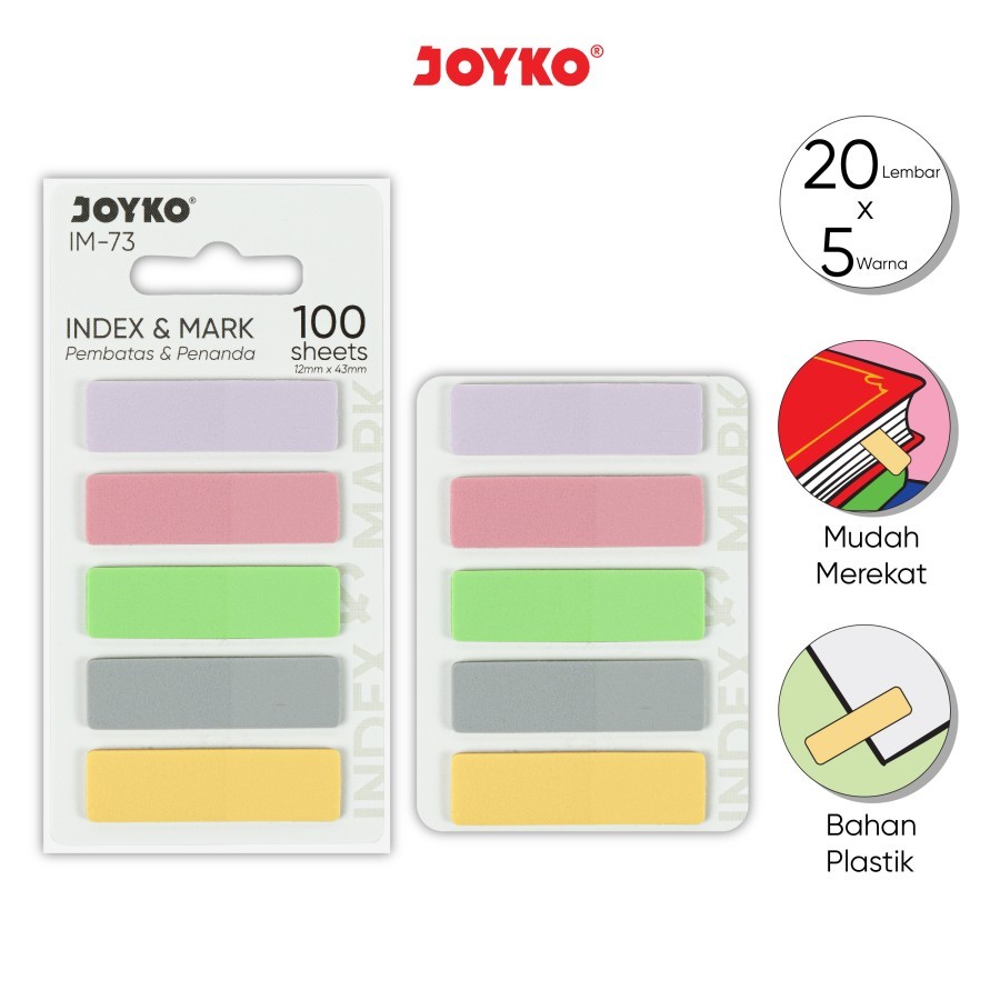 Jual Index Mark Penanda Pembatas Joyko IM-73 Plastik | Shopee Indonesia