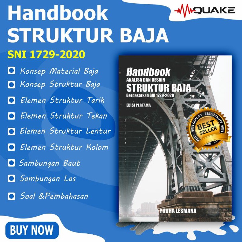 Jual Handbook Analisa Desain Struktur Baja Sni Art K I Shopee Indonesia