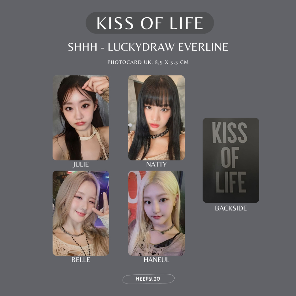Jual [KIOF] UNOFFICIAL PHOTOCARD KISS OFF LIFE SHHH | Shopee Indonesia
