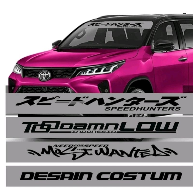 Jual Sticker kaca depan mobil | Shopee Indonesia