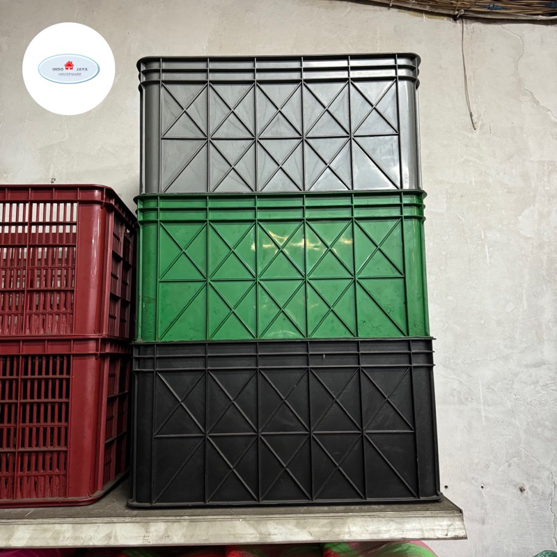Jual CONTAINER BOX INDUSTRI NIKURA / BAK TAHU / KERANJANG INDUSTRI SEGI ...