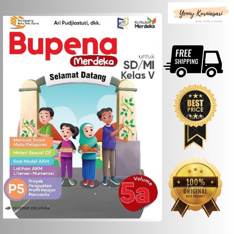 Jual Bupena kelas 5 SD Kurikulum Merdeka 5A 5B 5C 5D | Shopee Indonesia
