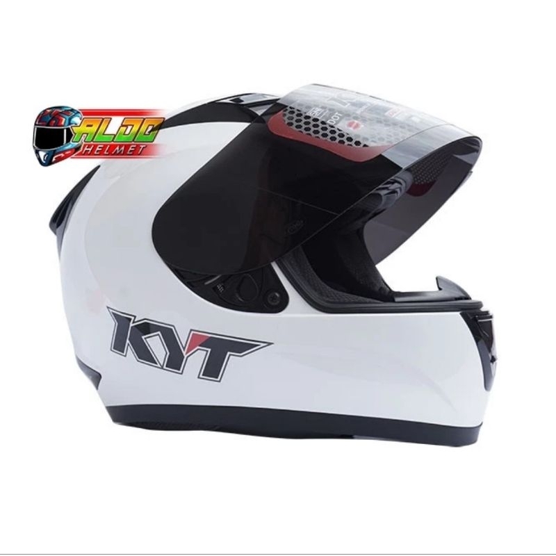 Jual HELM KYT R-10 WHITE | Shopee Indonesia